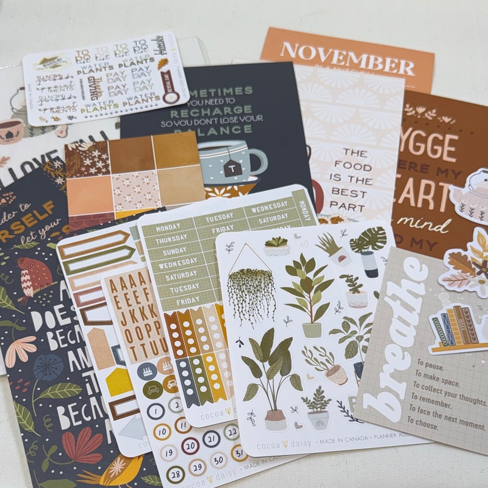 Cocoa Daisy Stationary Kit 20+ pieces Planner kit